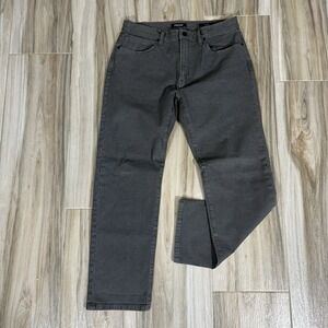 Proof Rover Pants Straight Fit Gray Stretch Canvas Huckberry 33x30 (Meas. 33X28)